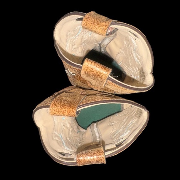 OLD WEST CROC cowboy western boots boys size 3 - Picture 14 of 17